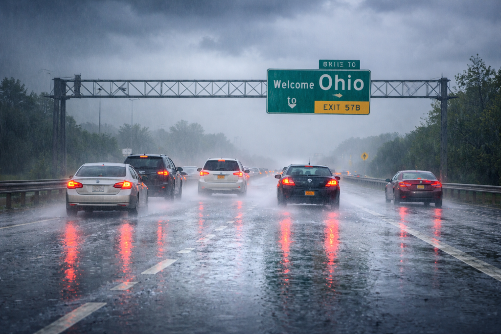 Spring Rain Car Accidents in Ohio